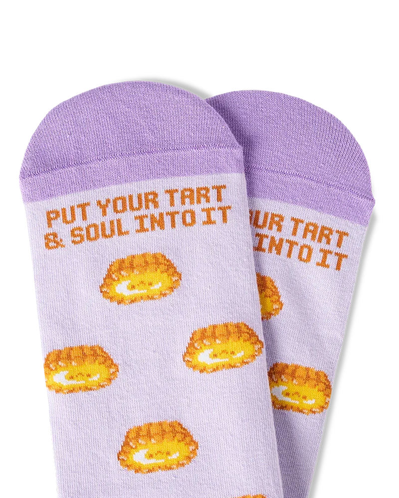 TALKING TOES | Tart & Soul Crew Sock