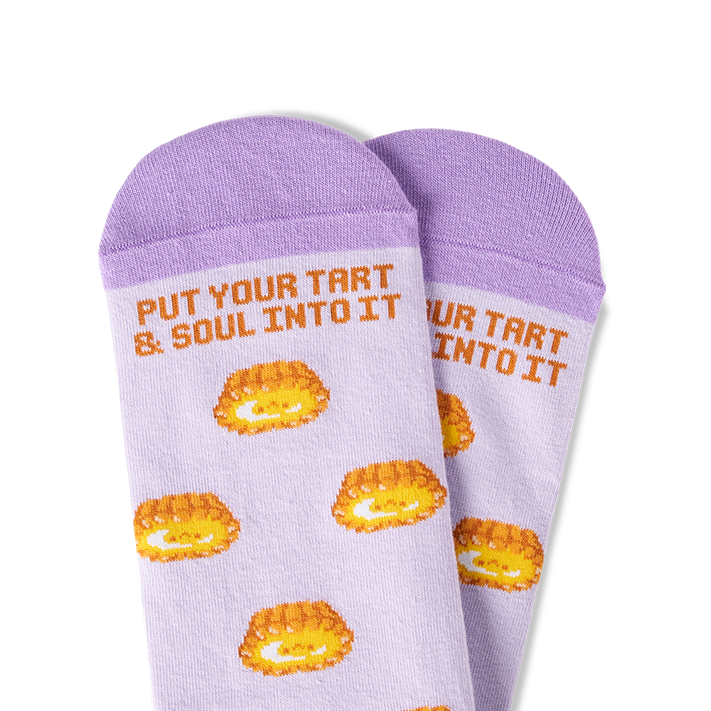TALKING TOES | Tart & Soul Crew Sock