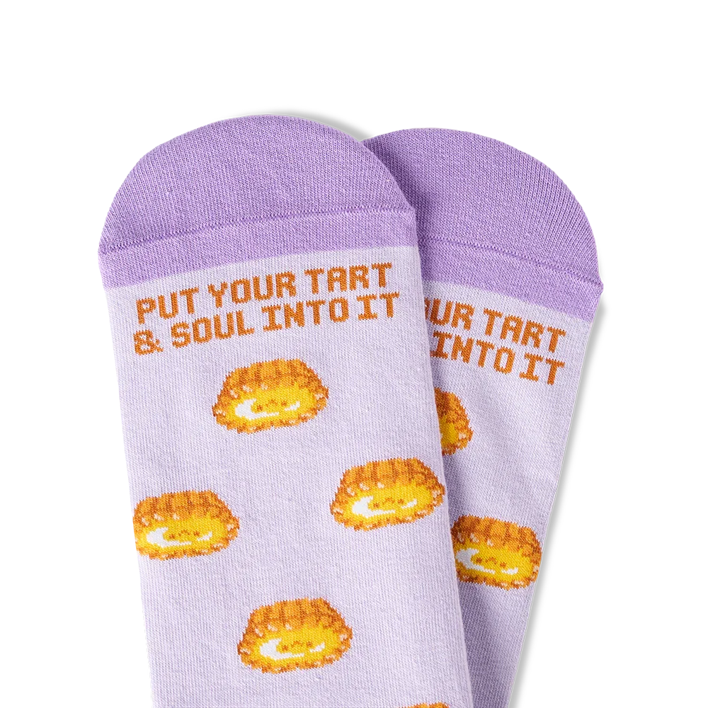 TALKING TOES | Tart & Soul Crew Sock
