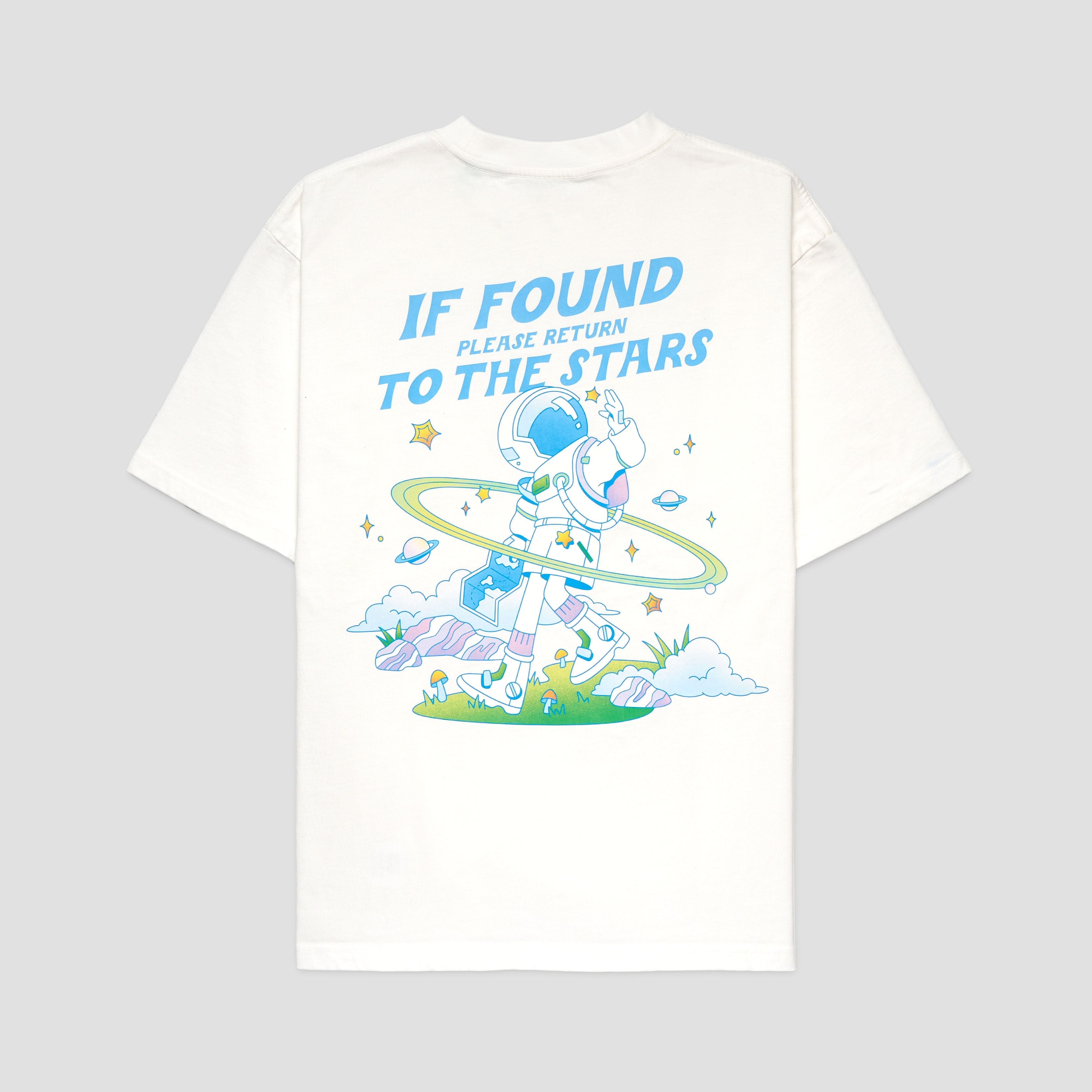 TALKING TOES | Stargazer Oversized Tee - Cream