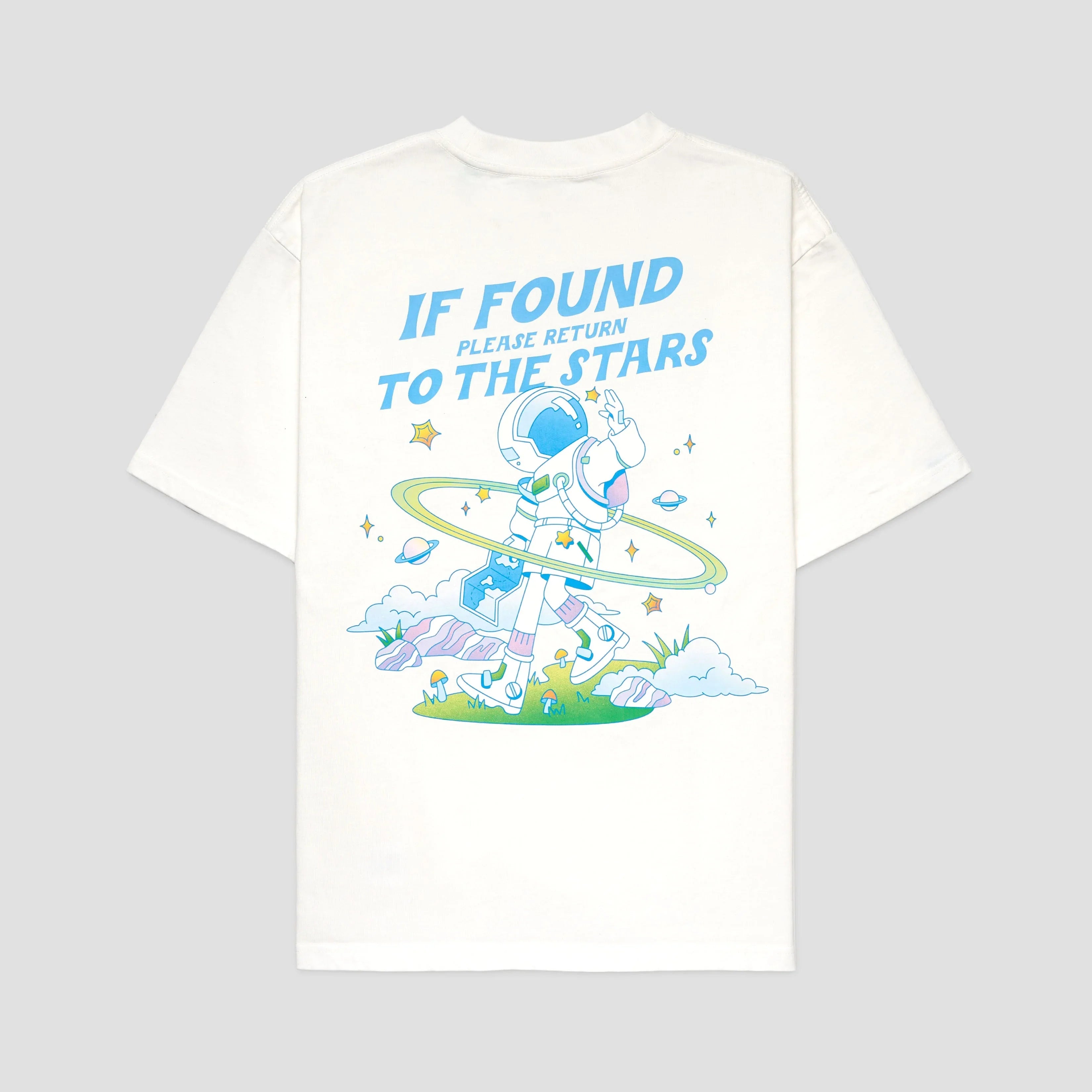 TALKING TOES | Stargazer Oversized Tee - Cream