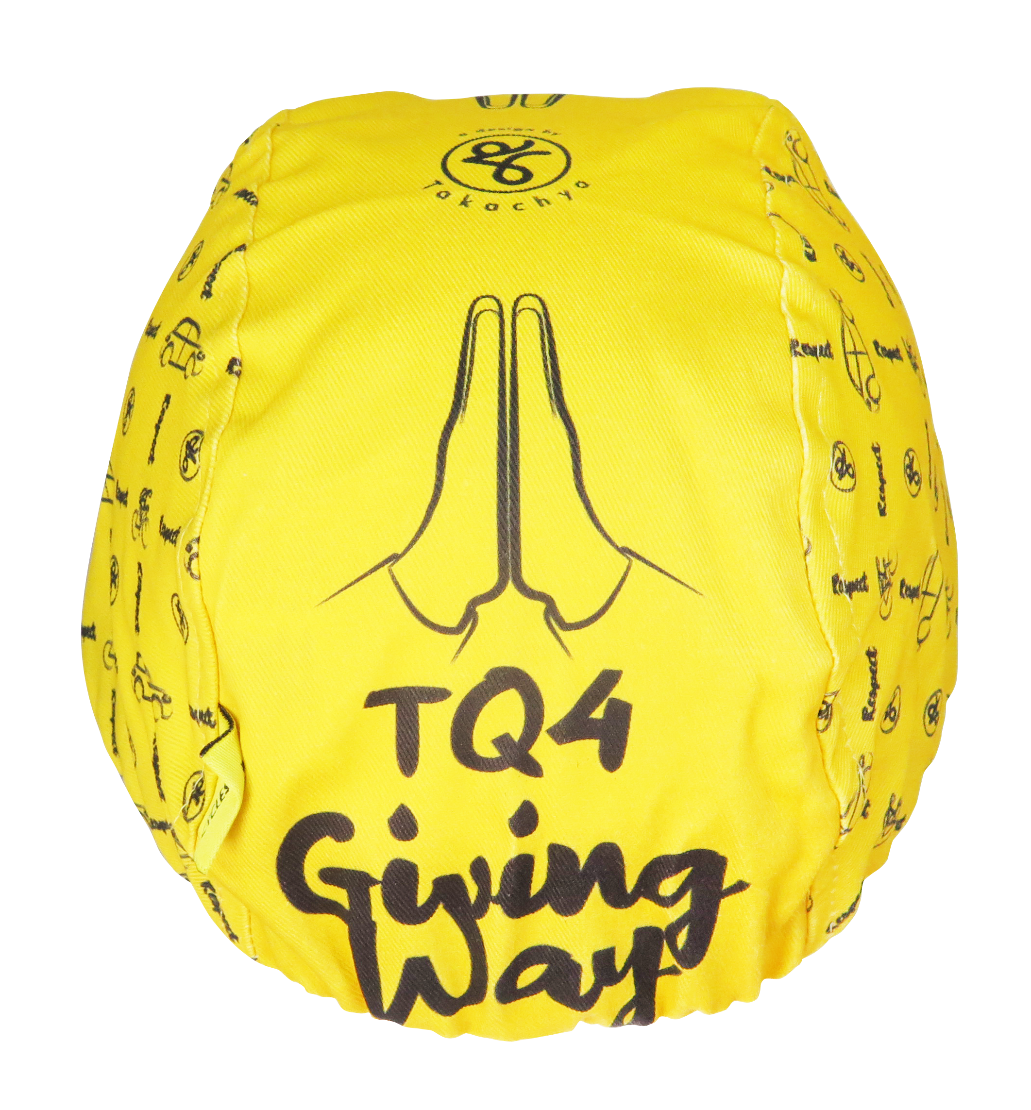 A DESIGN BY TAKACHYA | Cycling Cap - Safe Distance Yellow