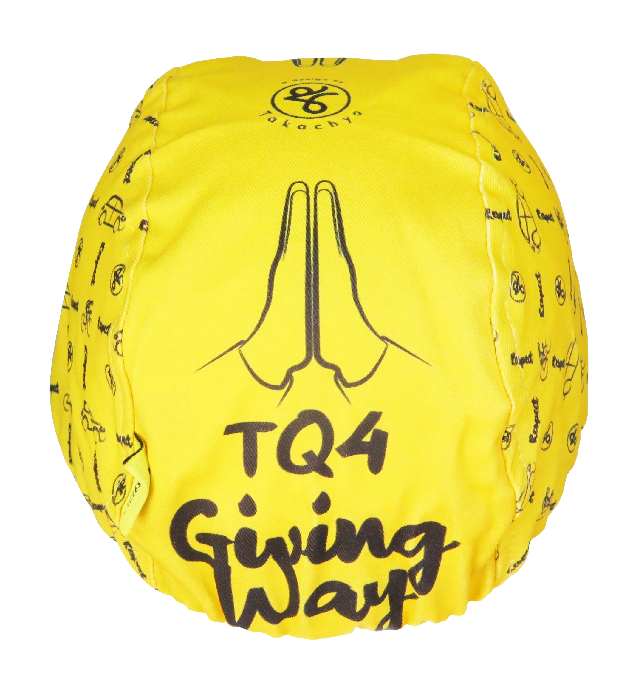 A DESIGN BY TAKACHYA | Cycling Cap - Safe Distance Yellow