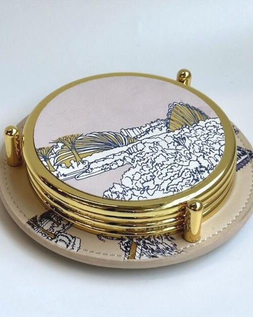 THE ART FACULTY | Premium Coasters Set W Holder