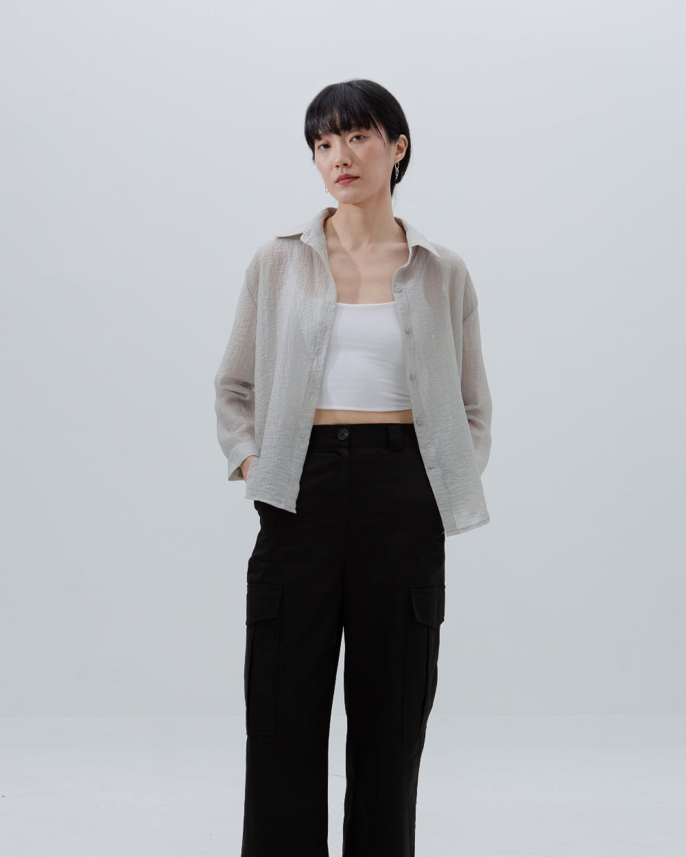 SAERO COLLECTIVE | Oreum Shirt V. 1 | Light Grey