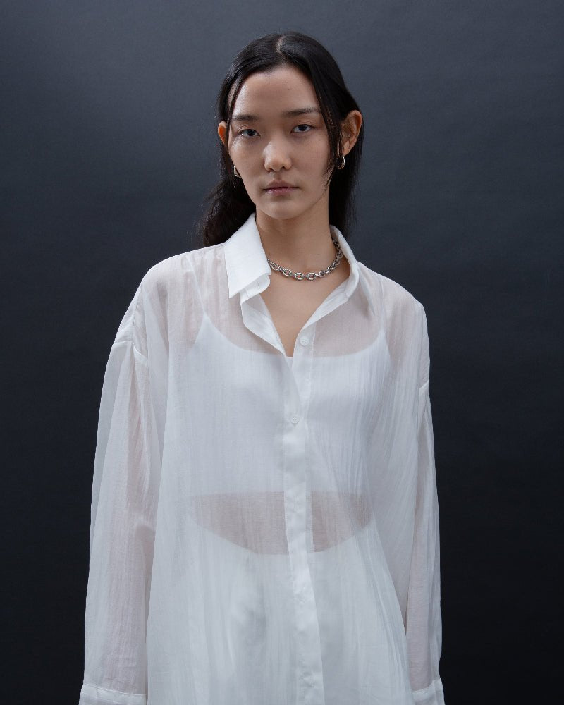 SAERO COLLECTIVE | Malgeun Tencel Shirt White
