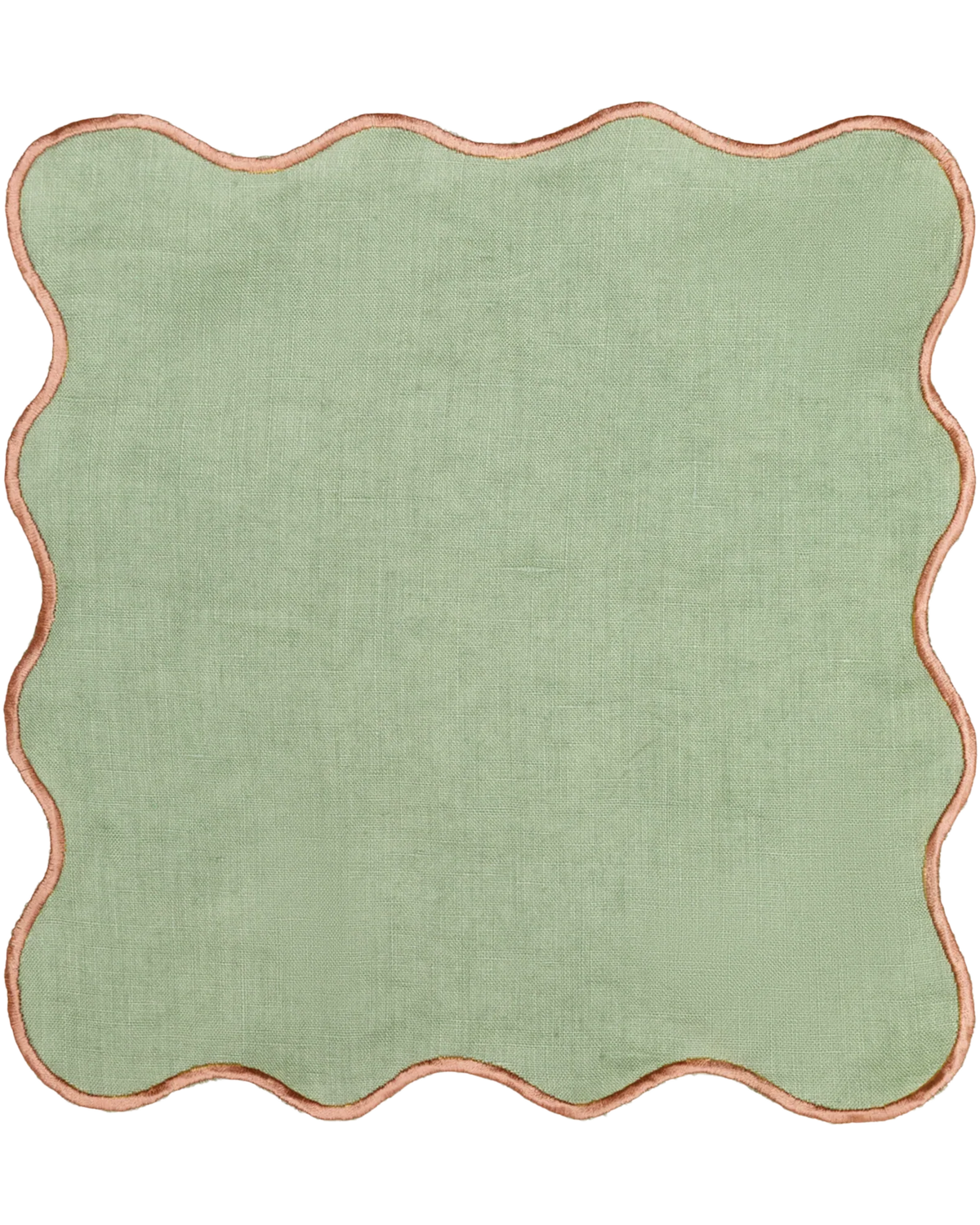 MEJA | The Aventure Africaine’ Cocktail Napkin - Oil Green Solid (Set of 2)