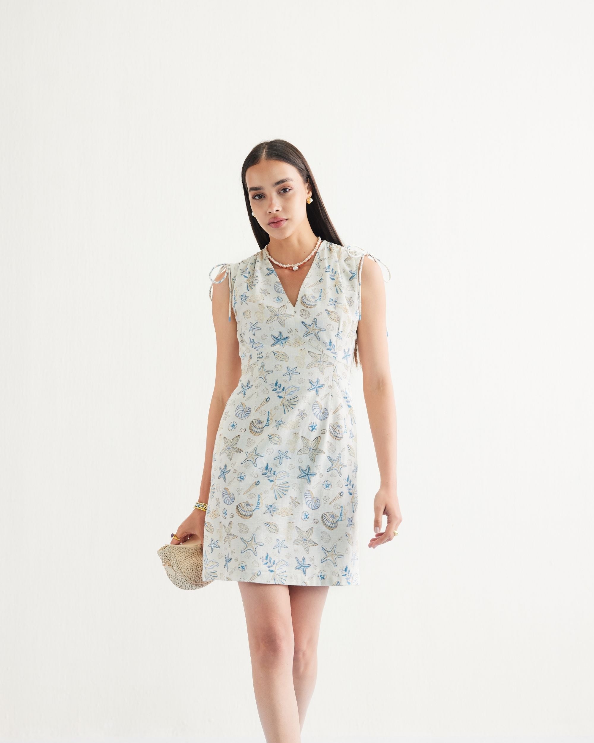 SUI | Starfish Handspun Handwoven Organic Cotton Dress