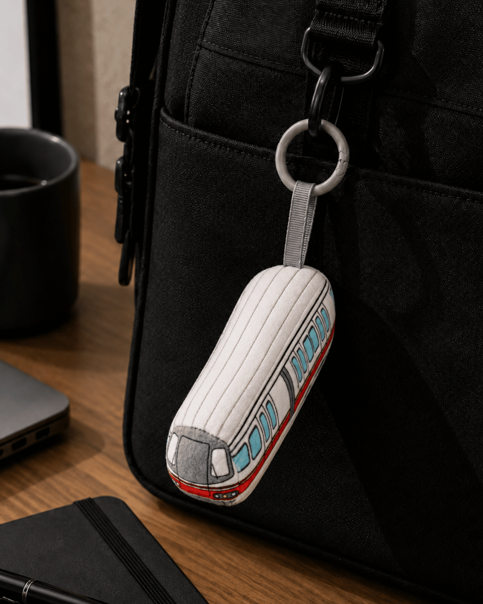 NOM | Nibbles by Nom Mini Transport Series Keychains - Squeeze to Play Sound, Soft Collectible Kids Toy