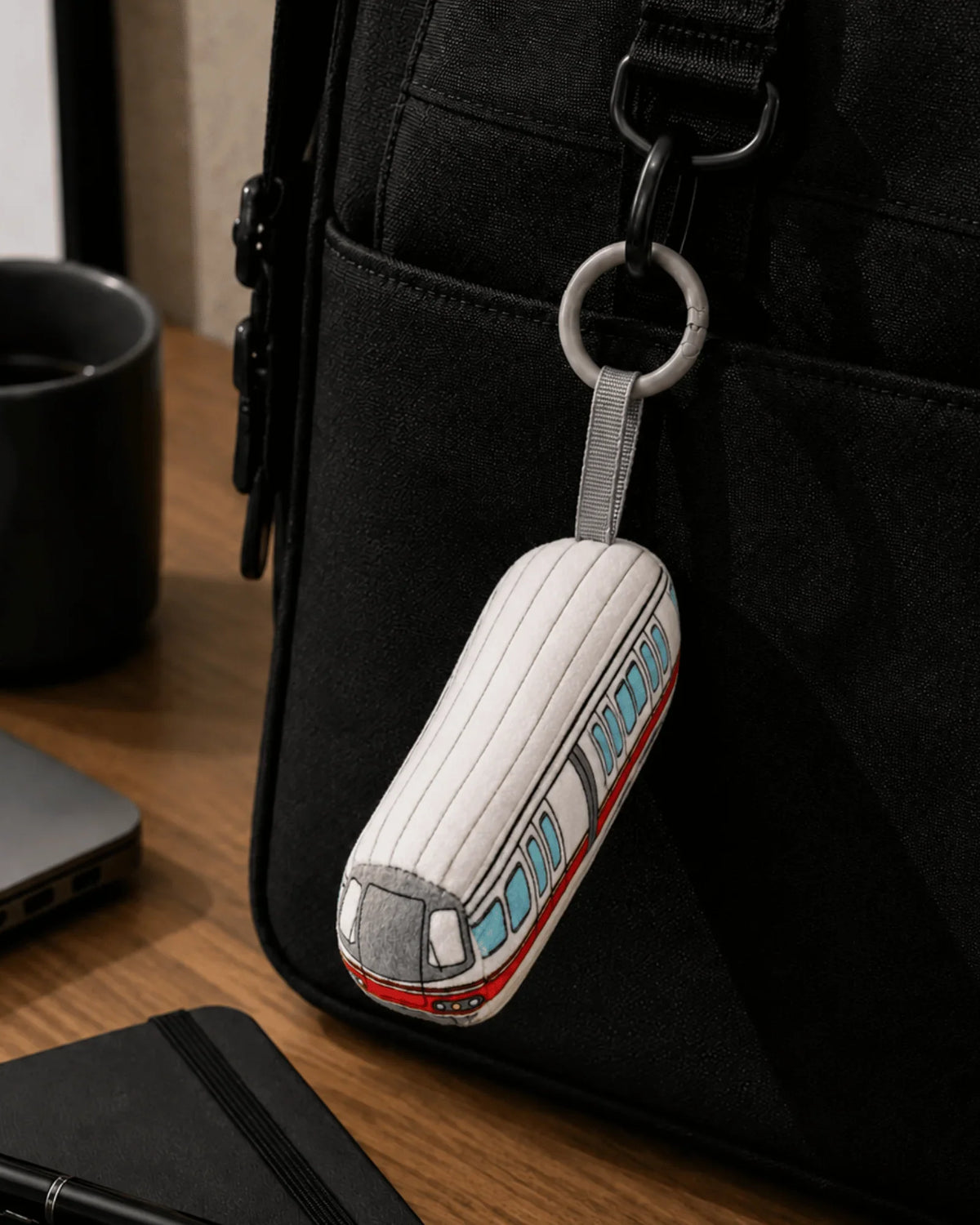 NOM | Nibbles by Nom Mini Transport Series Keychains - Squeeze to Play Sound, Soft Collectible Kids Toy