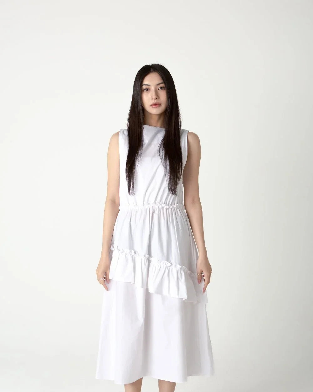 SAERO COLLECTIVE | Gureum Dress | White