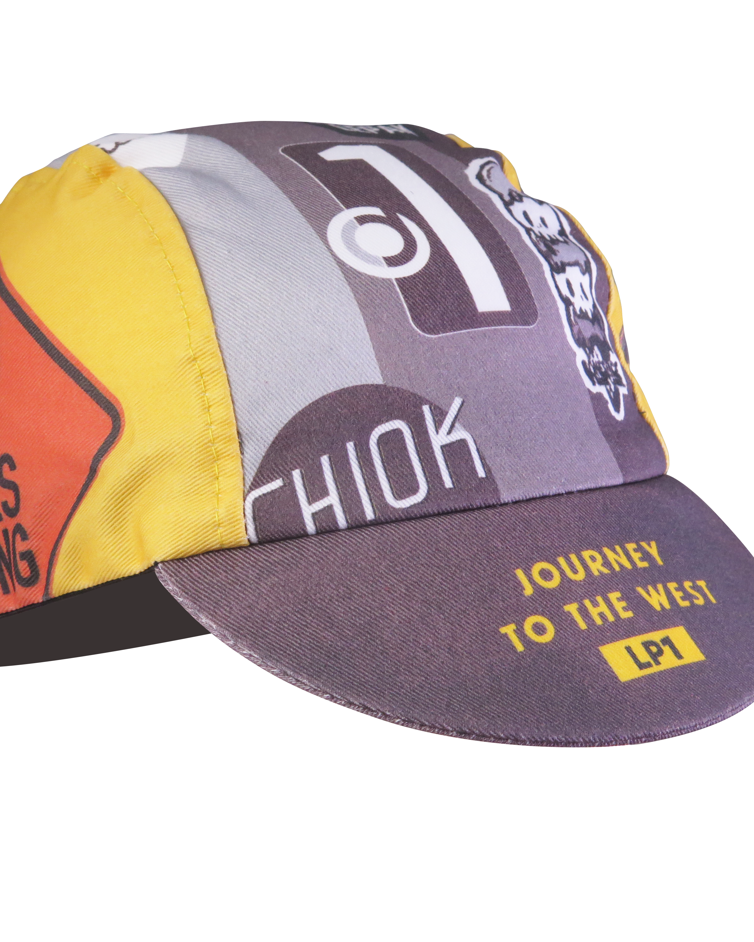 A DESIGN BY TAKACHYA | Cycling Cap - Mission to Tuas Grayscale