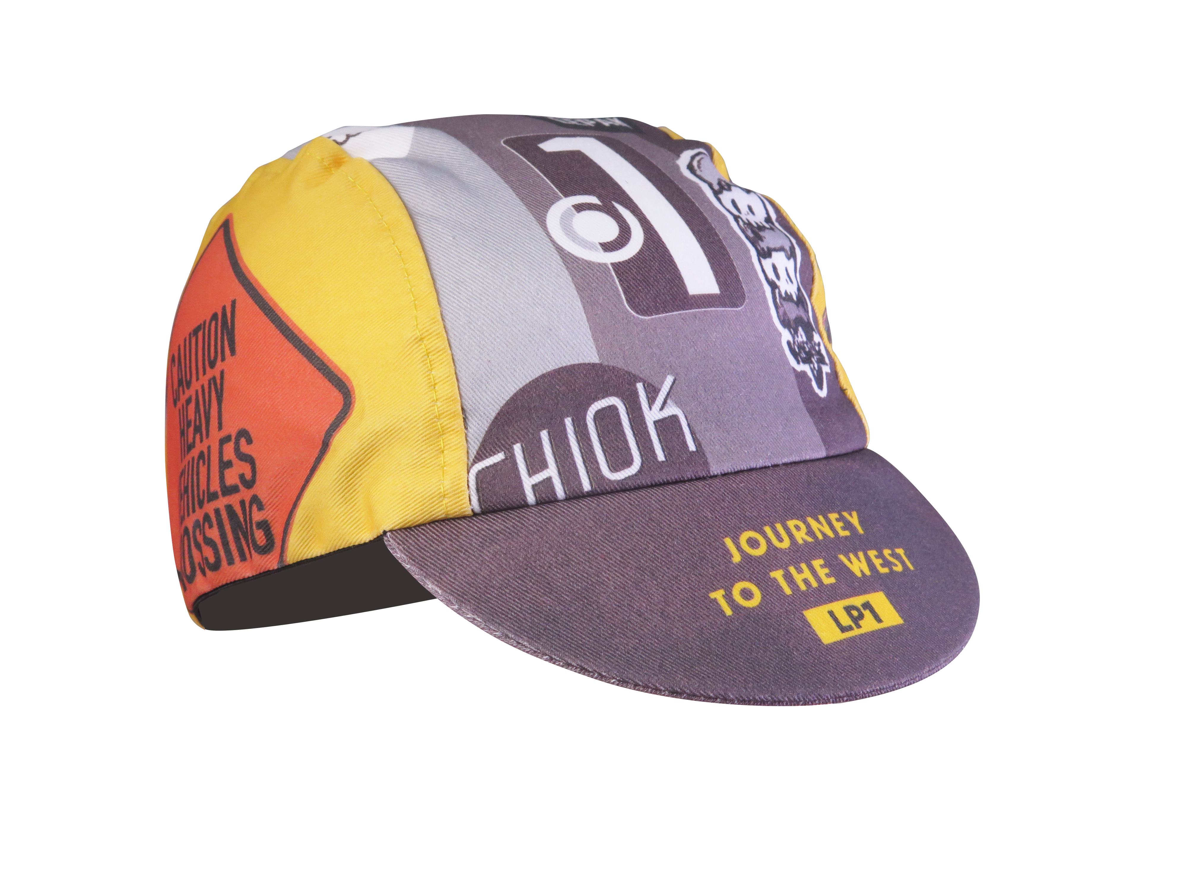 A DESIGN BY TAKACHYA | Cycling Cap - Mission to Tuas Grayscale