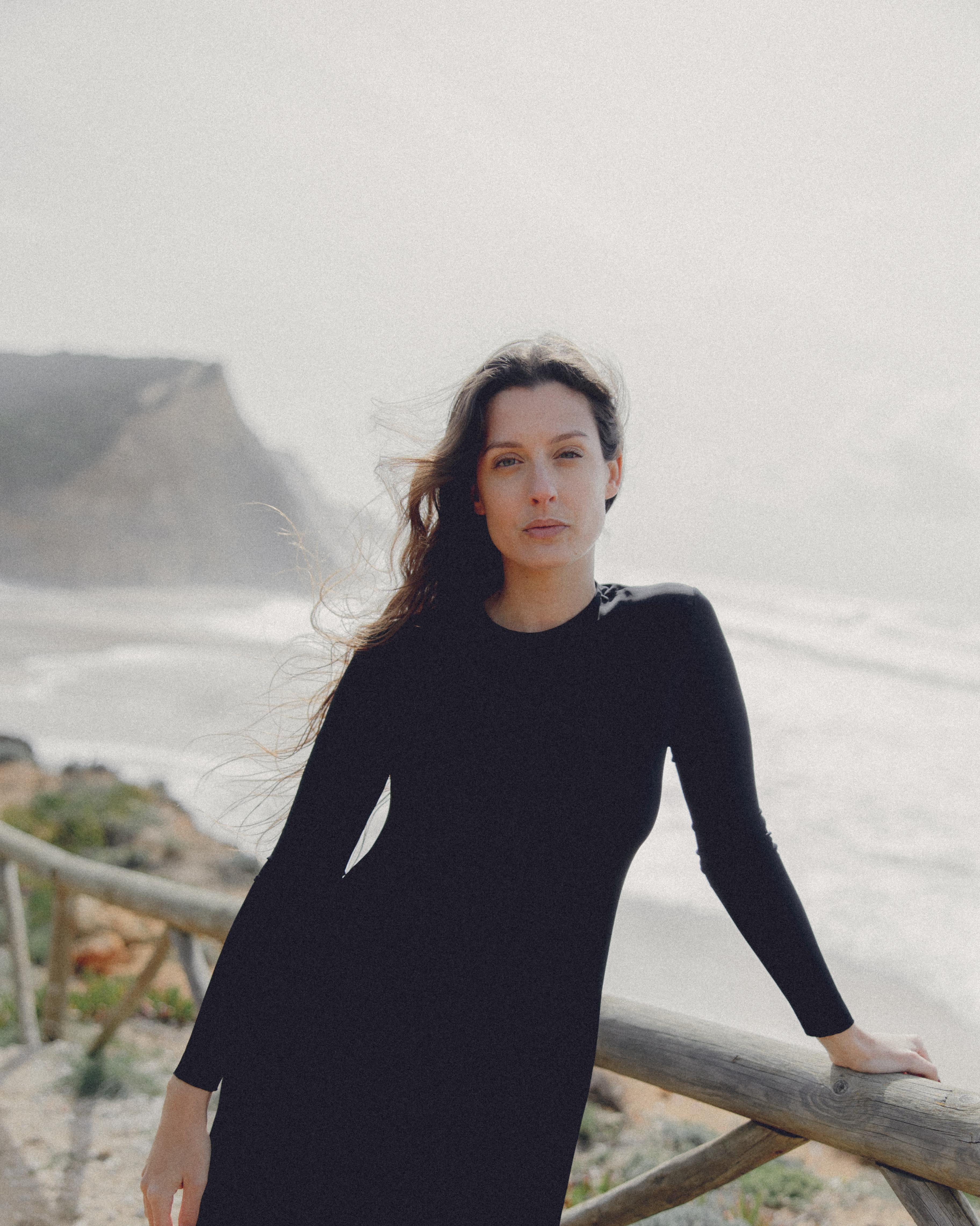 LAYERPLAN | Stretch Maxi Long Sleeve Dress