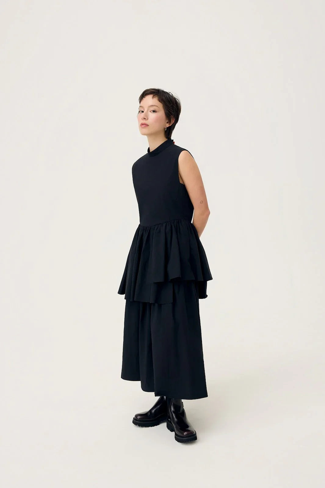 3EIGHTH | Ukabu Dress in Toner Black