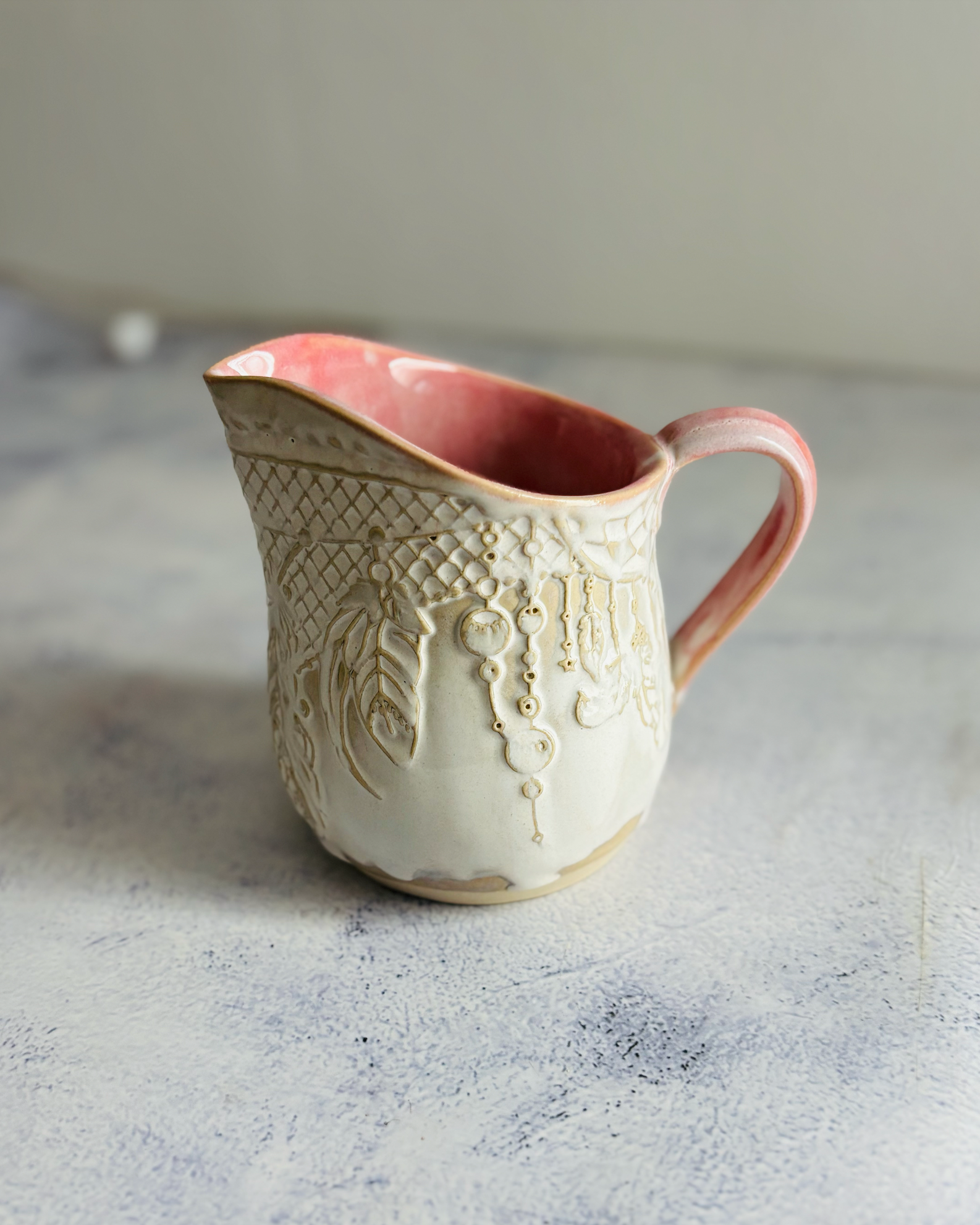 CERAMIC BY JAS | Handmade Ceramic Milk Pitcher-M