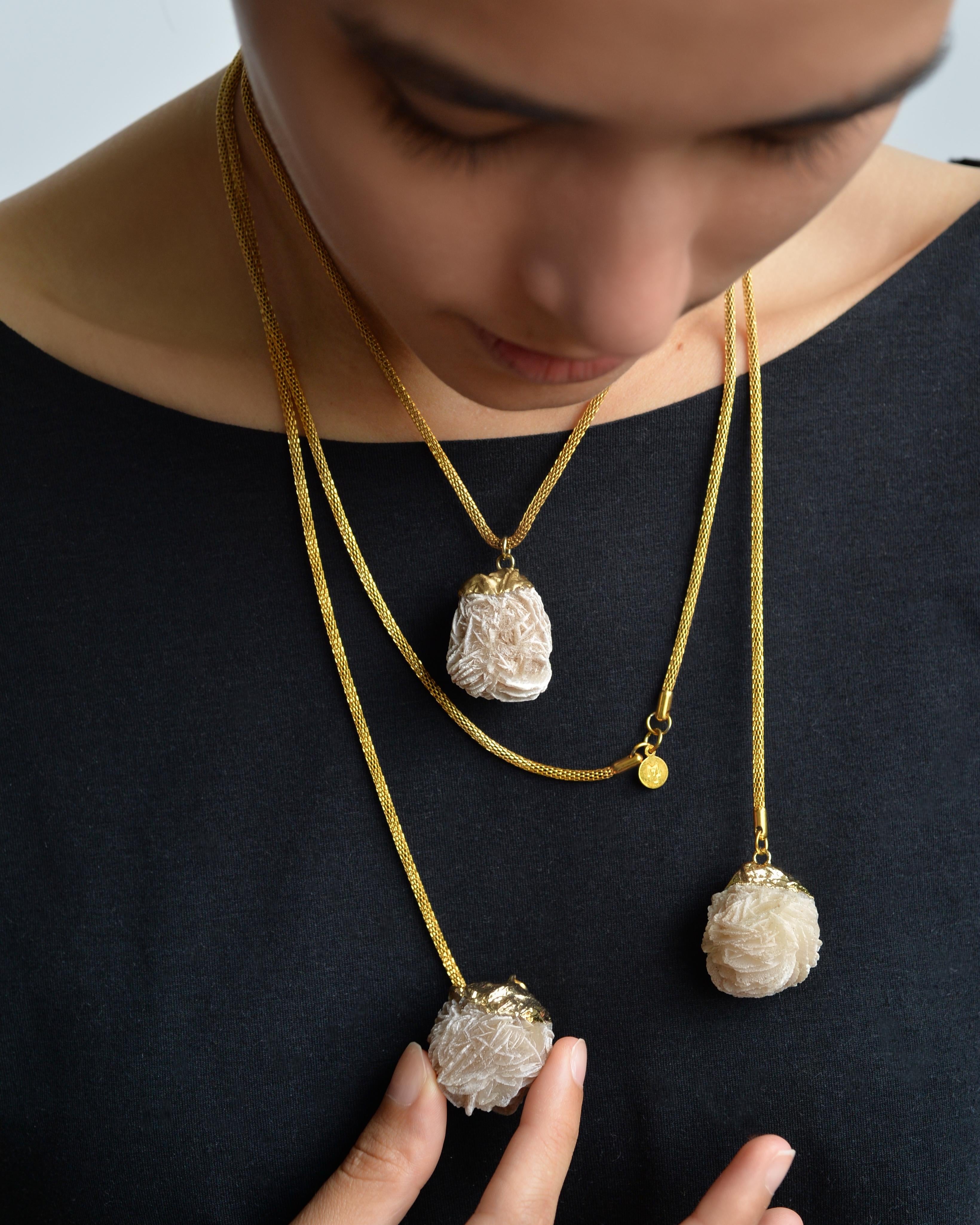 MARILYN TAN JEWELLERY | Desert Rose Gold Lariat Chain Necklace