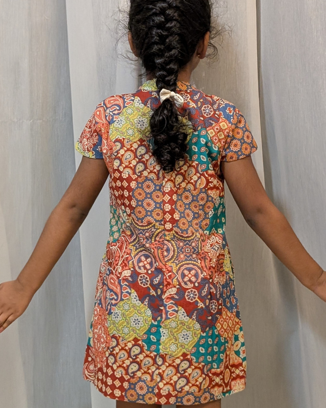 NIMBU | Harmony Multicolor Girls Cheongsam Dress