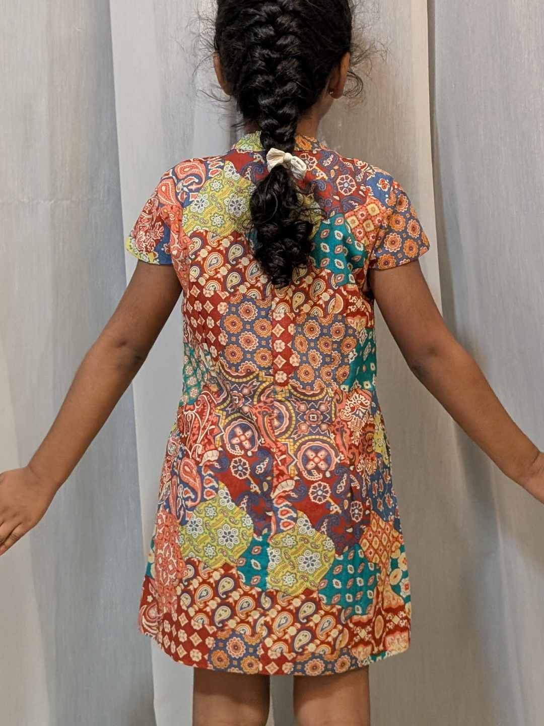 NIMBU | Harmony Multicolor Girls Cheongsam Dress