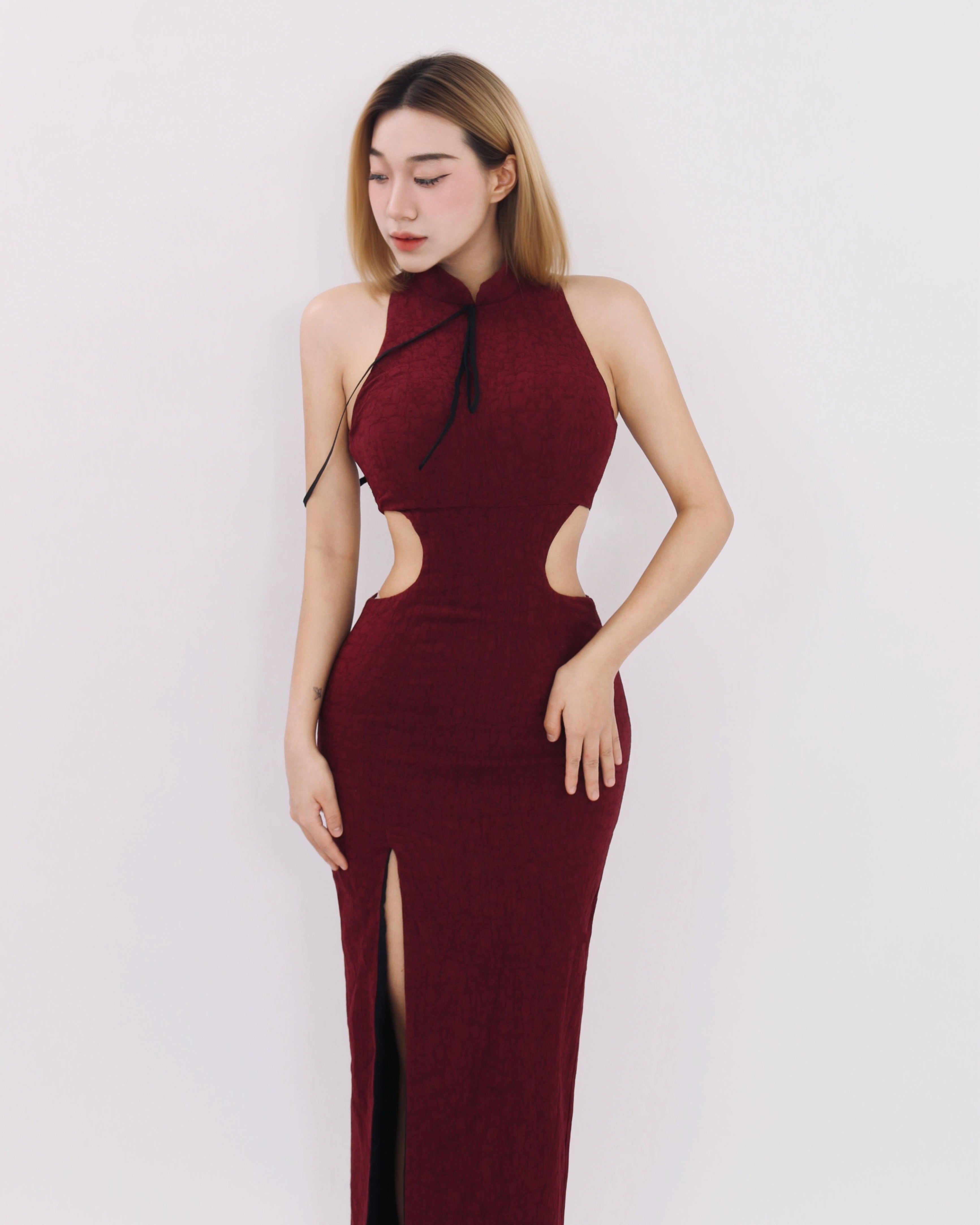 PROJET1826 | TSS x PRJT1826 Red Imagined Cut-Out Dress
