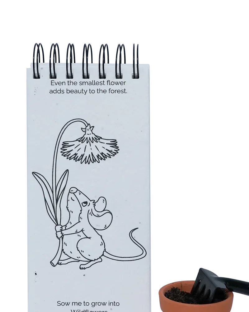 PURPLE & PURE | Into The Forest Plantable Colouring Book
