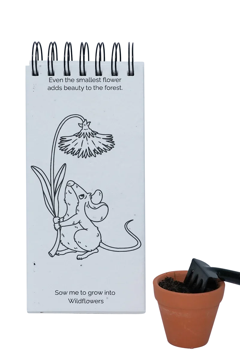 PURPLE & PURE | Into The Forest Plantable Colouring Book