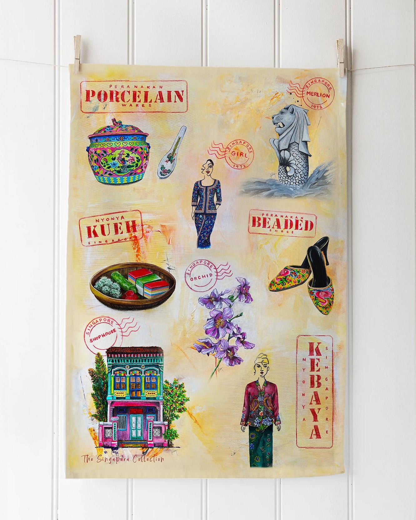 KELLY SER ATELIER | Singapura: Tea Towel