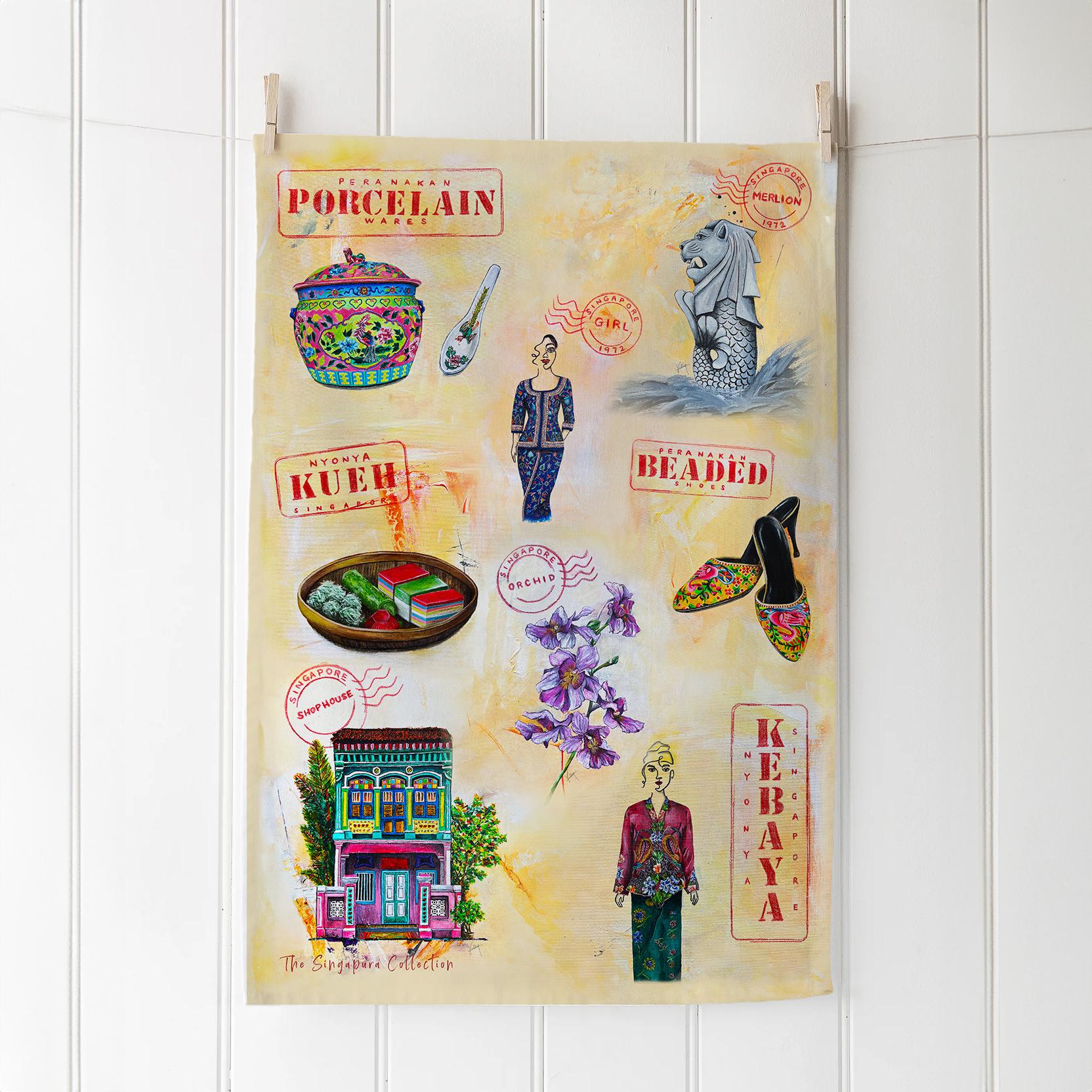 KELLY SER ATELIER | Singapura: Tea Towel