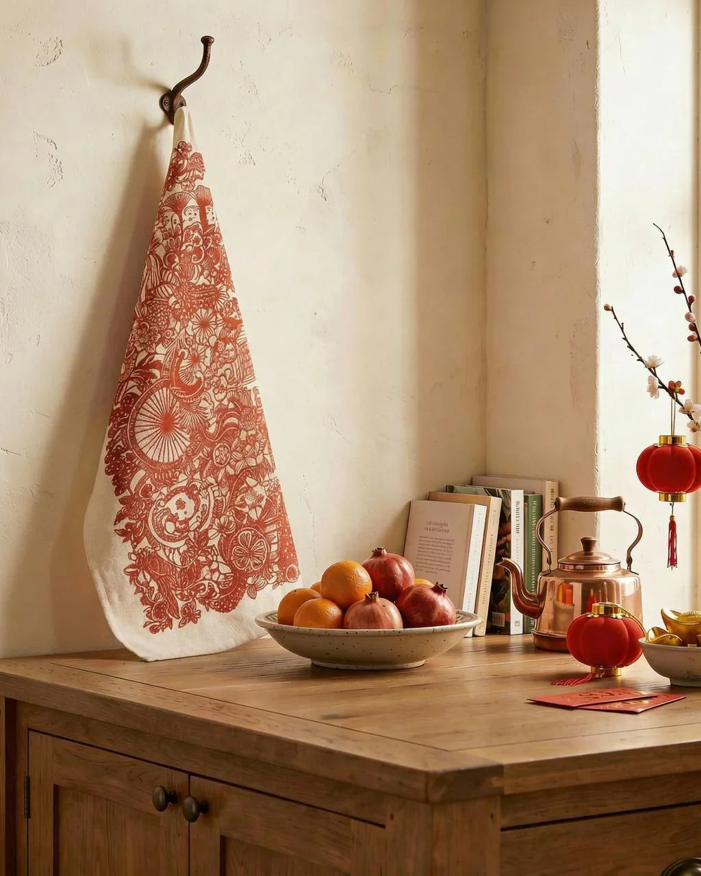 SINGLAPA | Singapore Papercut Tea Towel