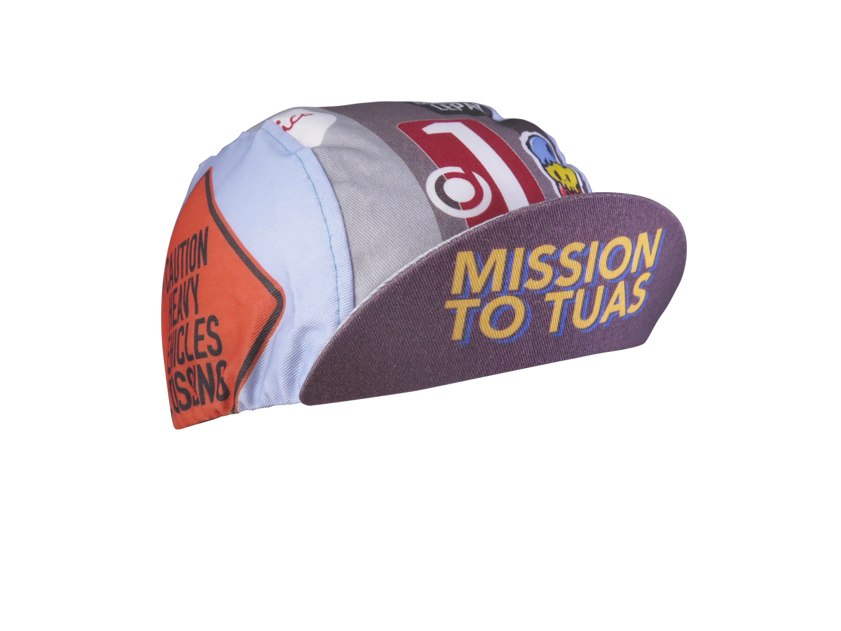 A DESIGN BY TAKACHYA | Cycling Cap - Mission to Tuas