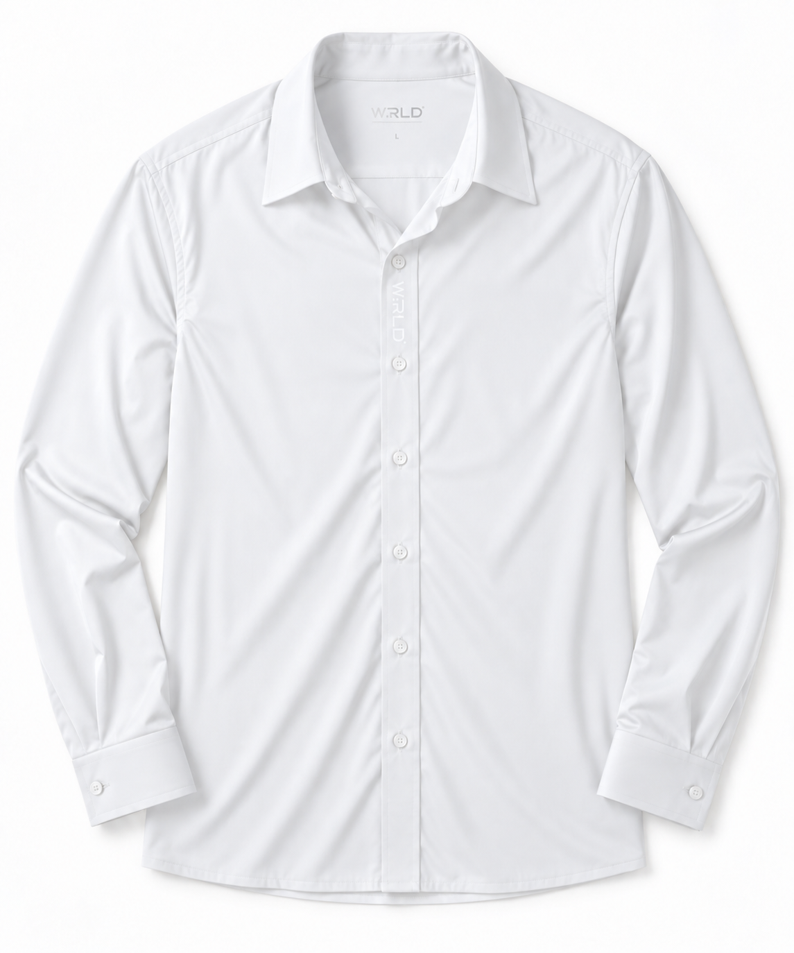 WRLD | PERFORMANCE L/S SHIRT | WHITE