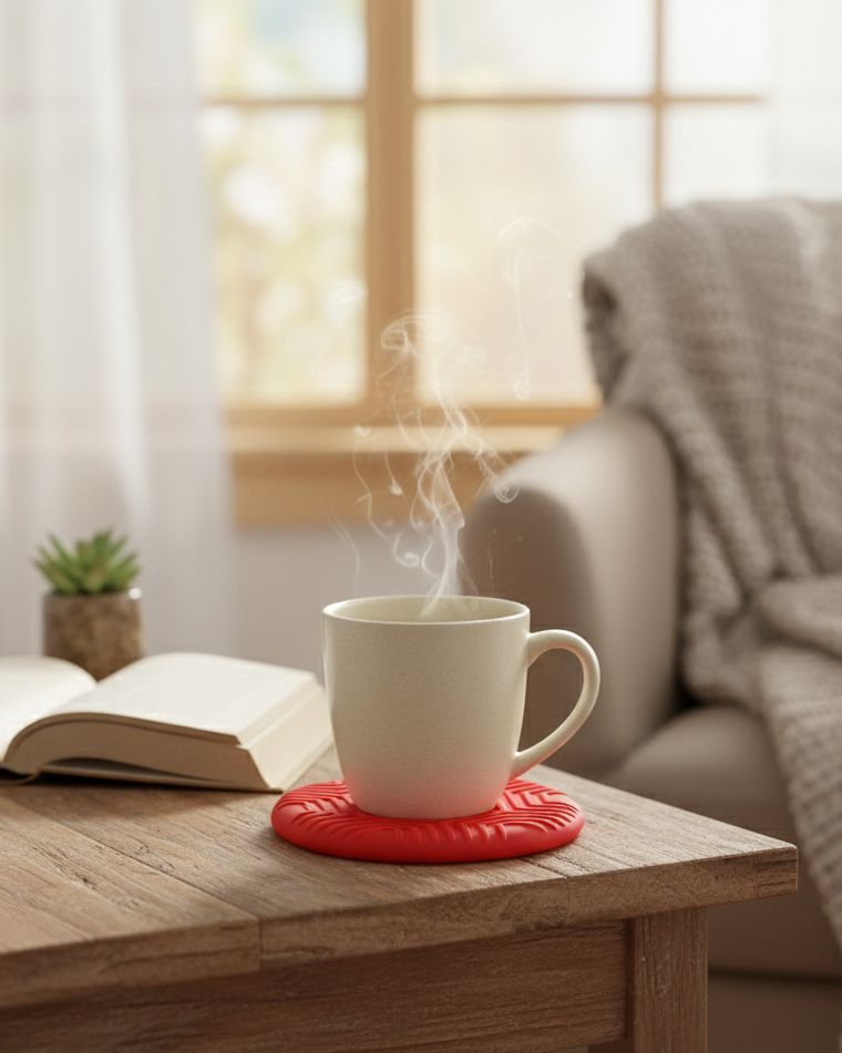 NOM | Ang Ku Kueh Coasters (Set of 2)
