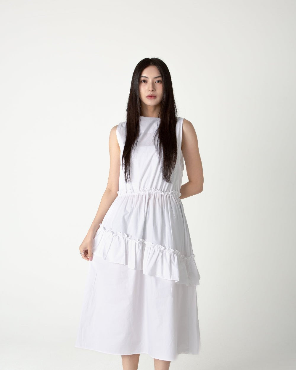 SAERO COLLECTIVE | Gureum Dress | White