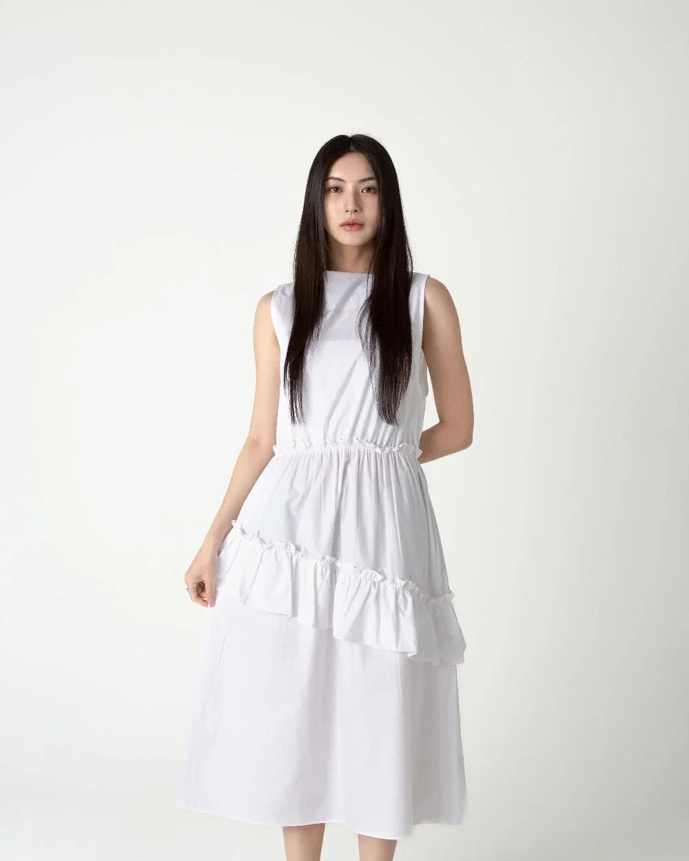 SAERO COLLECTIVE | Gureum Dress | White