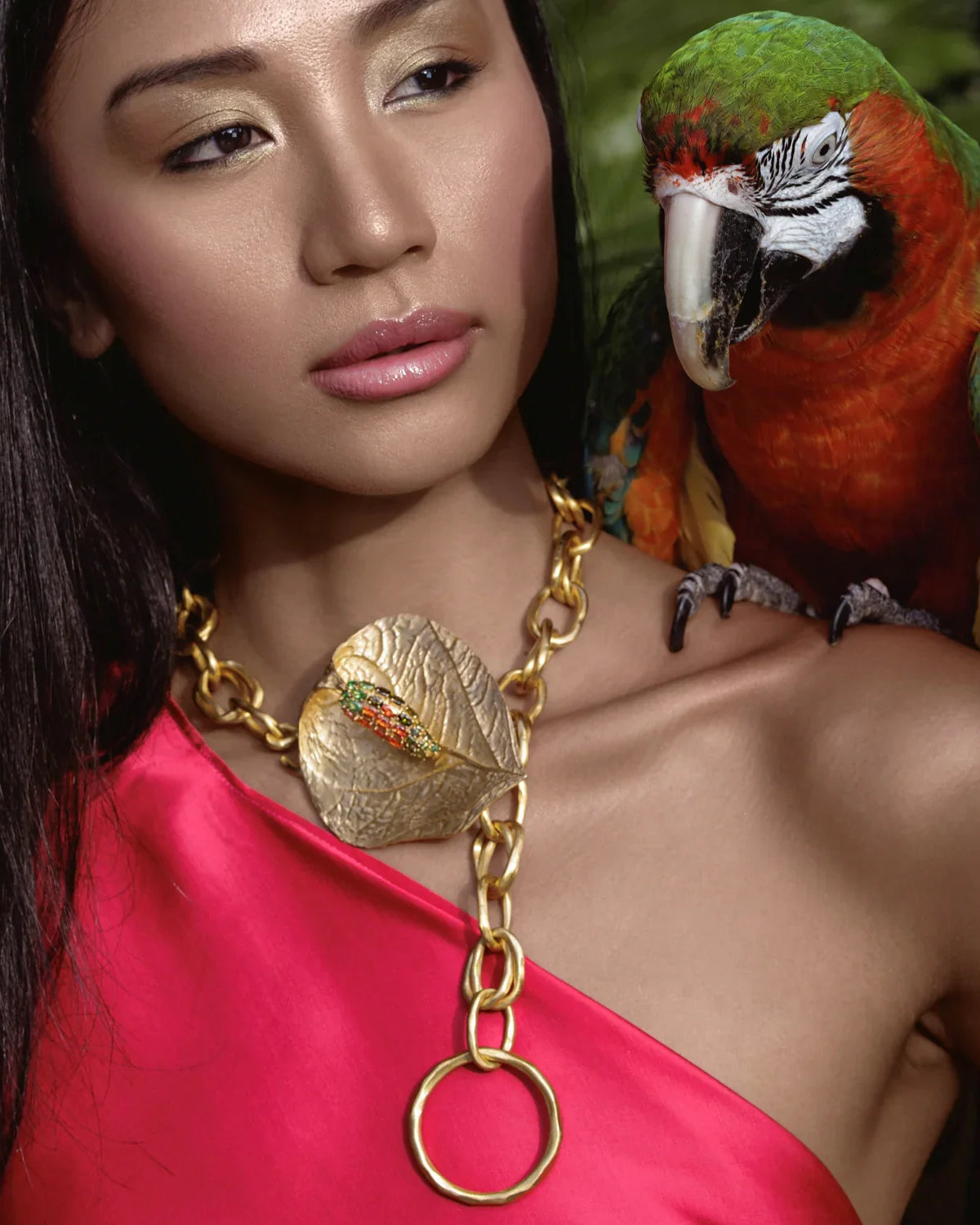 BOHEME BY VERO | Anthurium Big Chain Necklace
