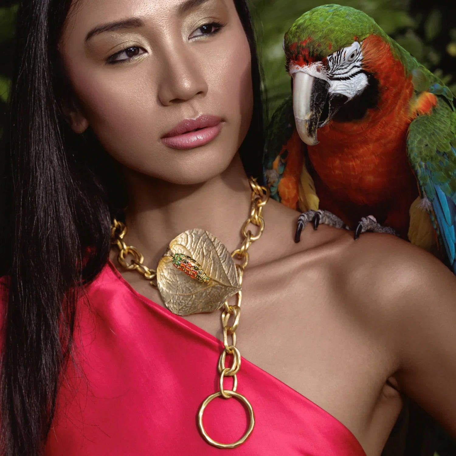 BOHEME BY VERO | Anthurium Big Chain Necklace