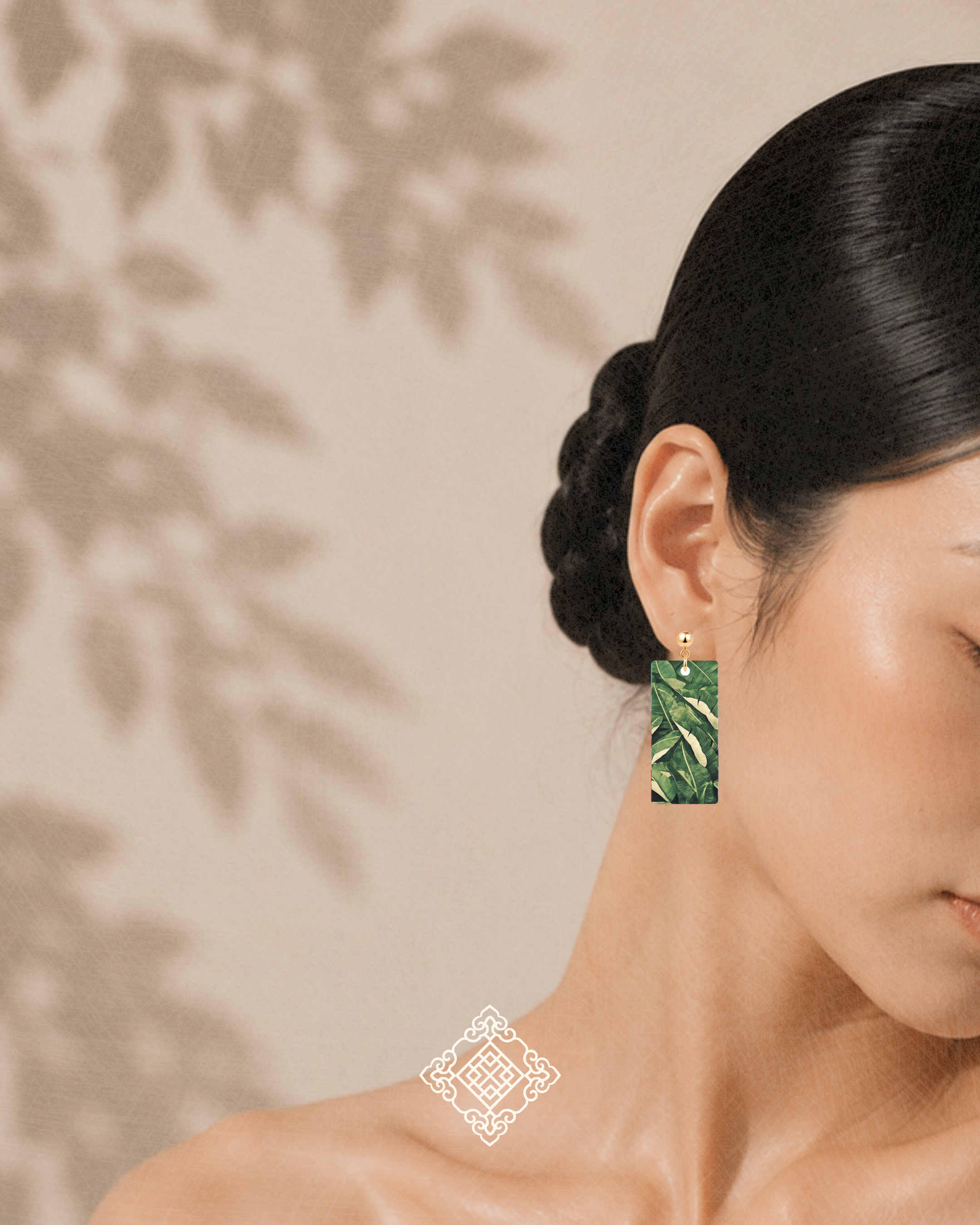 THE ANTECEDENT STORE | Banana Leaf Earrings