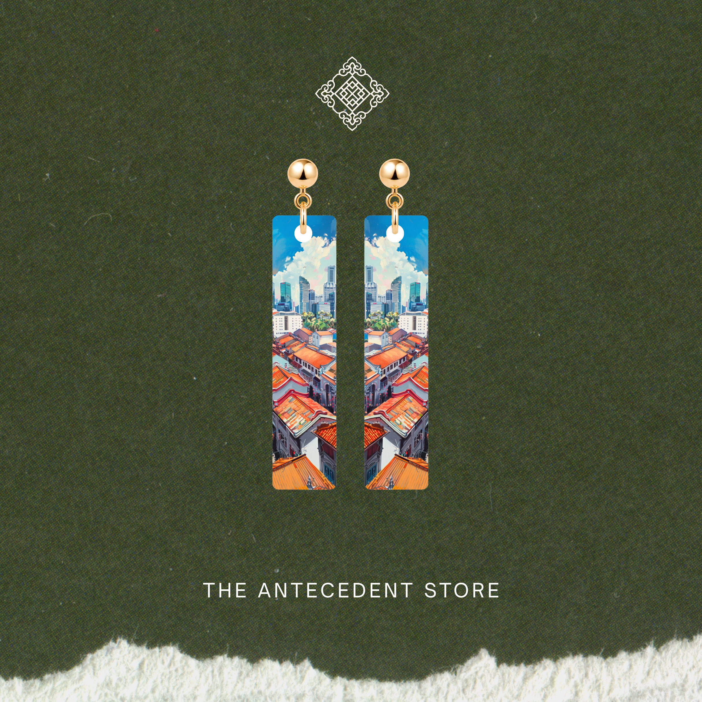 THE ANTECEDENT STORE | Singapore Skyline Earrings