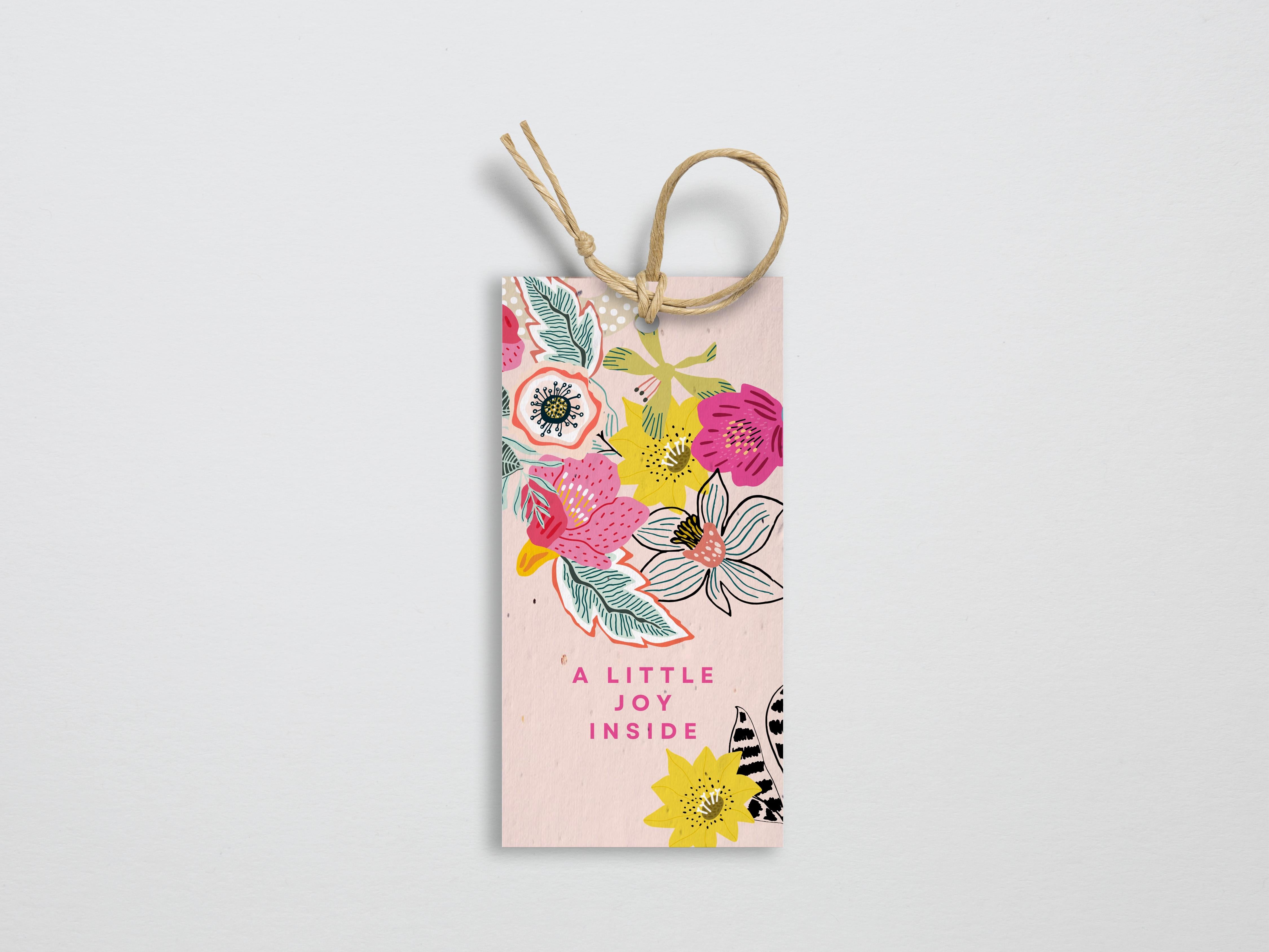 PURPLE & PURE | Plantable Seed Gift Tags – Set of 10 (Little Joy)