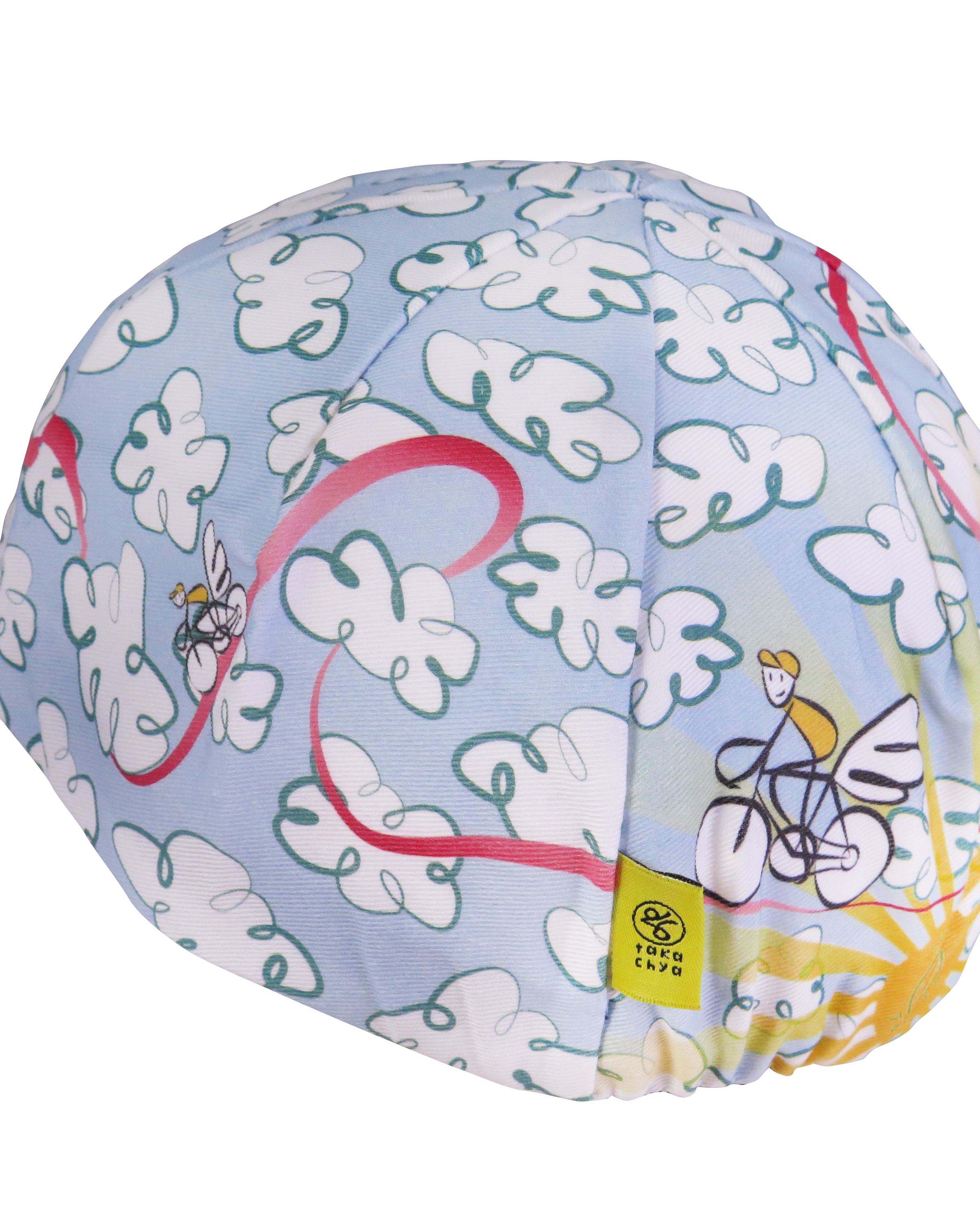 A DESIGN BY TAKACHYA | Cycling Cap - Flying Unicorn Sky Blue