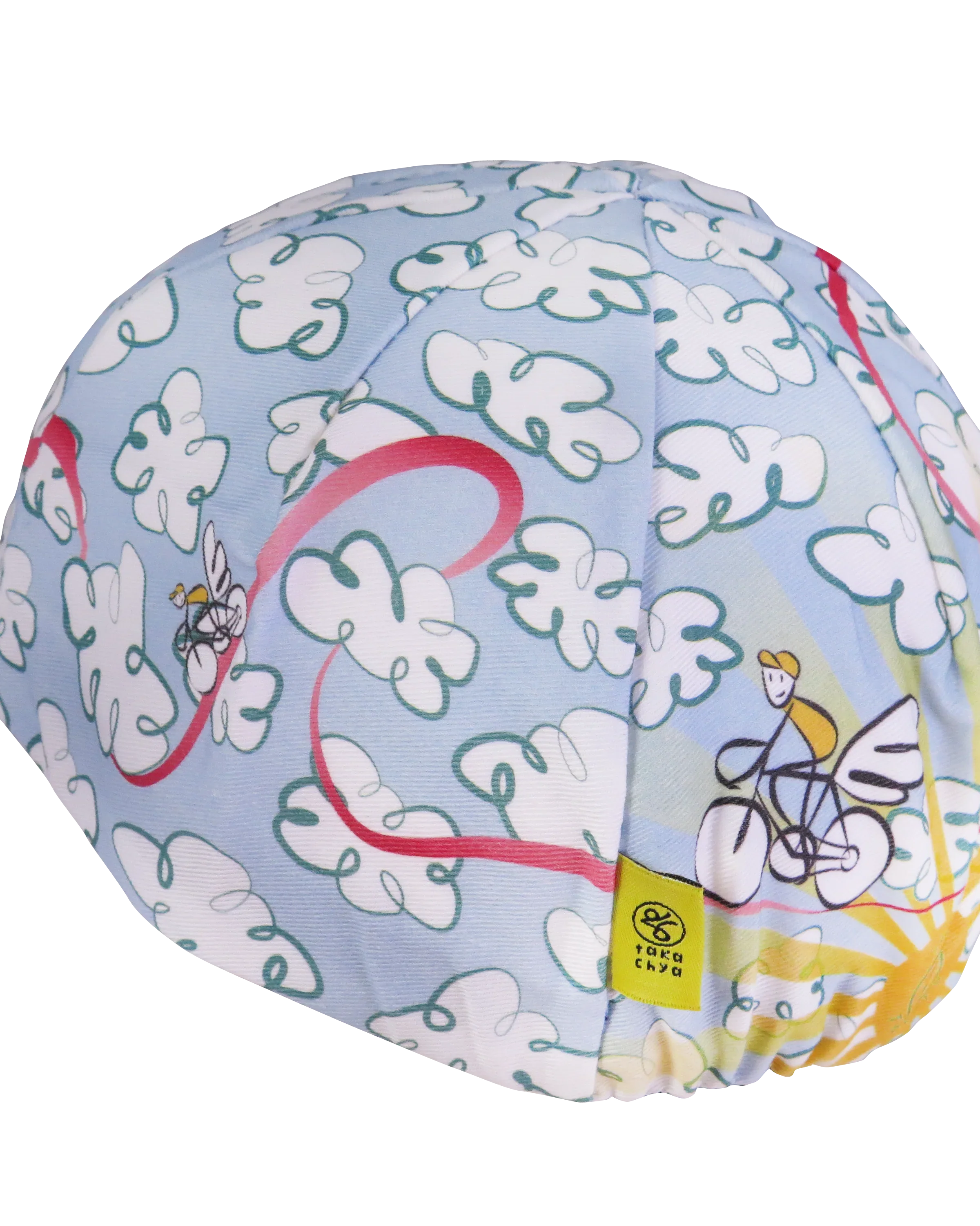 A DESIGN BY TAKACHYA | Cycling Cap - Flying Unicorn Sky Blue