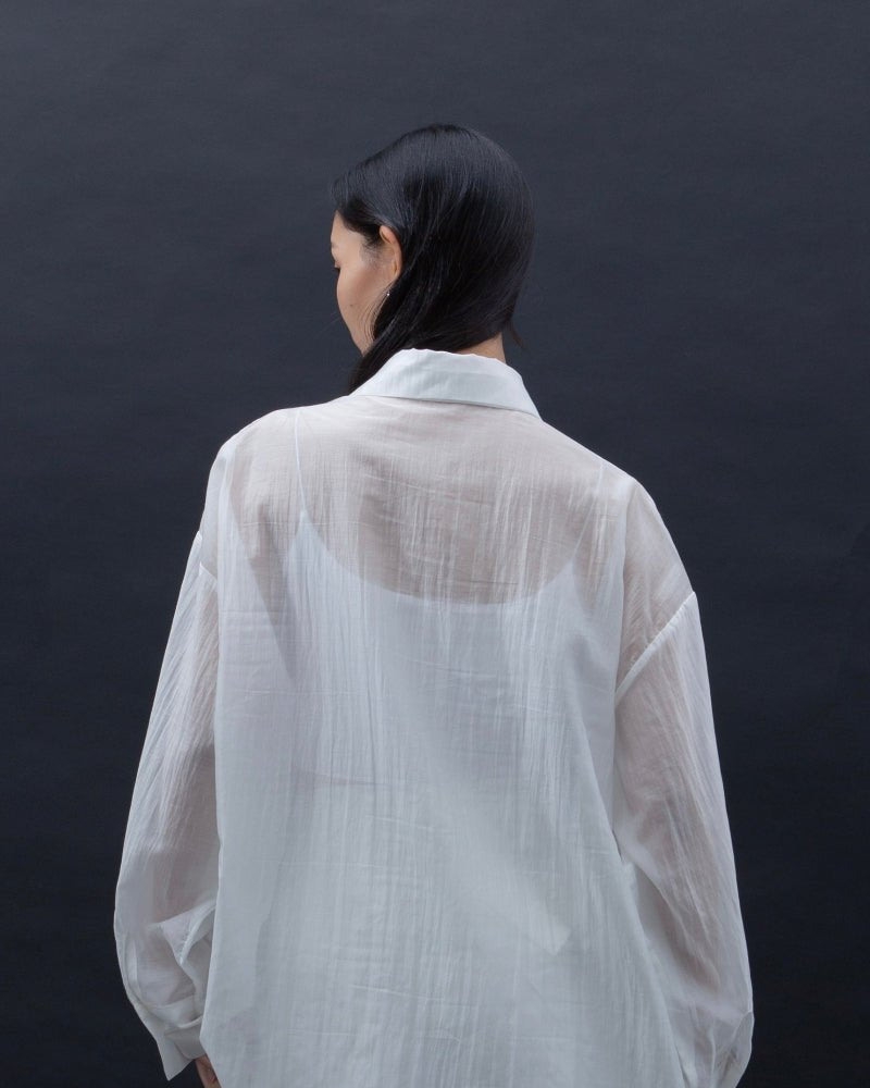 SAERO COLLECTIVE | Malgeun Tencel Shirt White