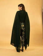 JINDER'S | Basil Green Kaftan