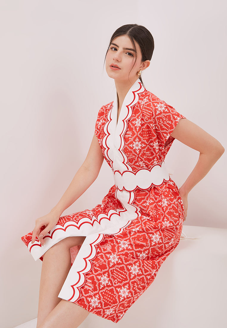 ANS.EIN | CALLIGRAPHY TILES Nyonya Dress