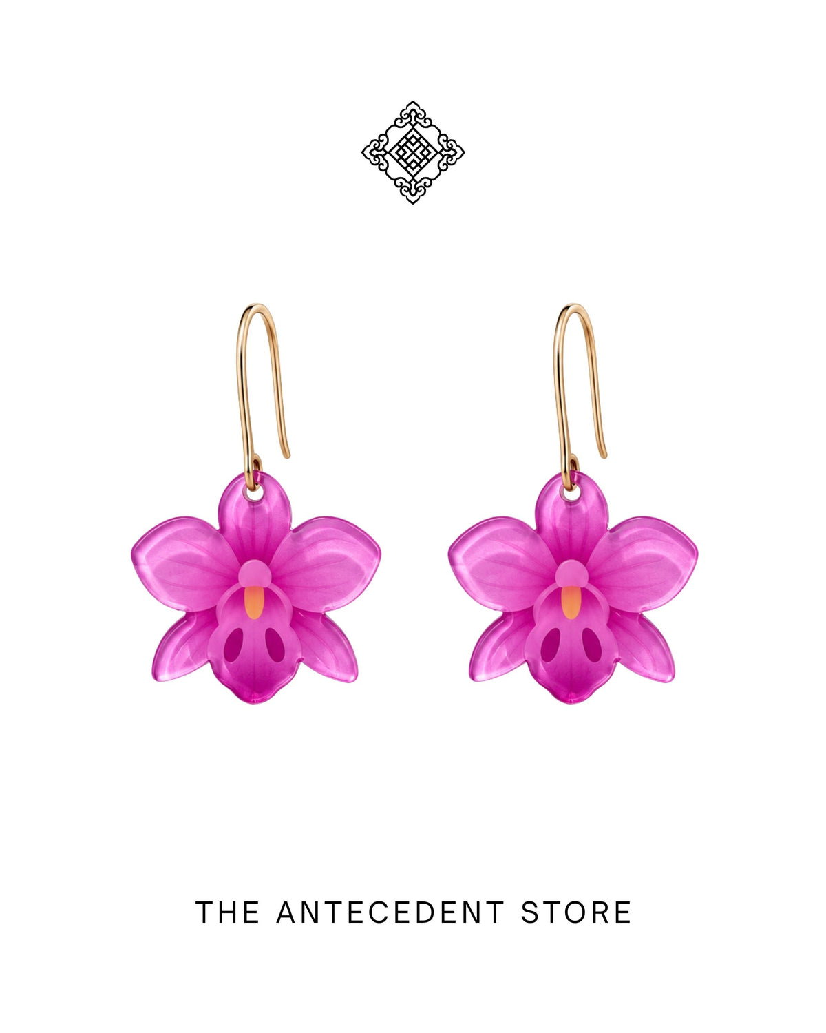 THE ANTECEDENT STORE | Purple Orchid Earrings | Stories of Singapore