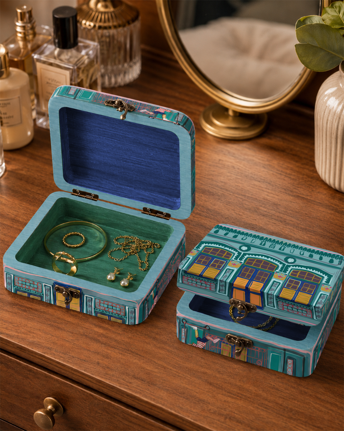 MEJA MAISON DE BALI | The Mosaique Peti Harta Box