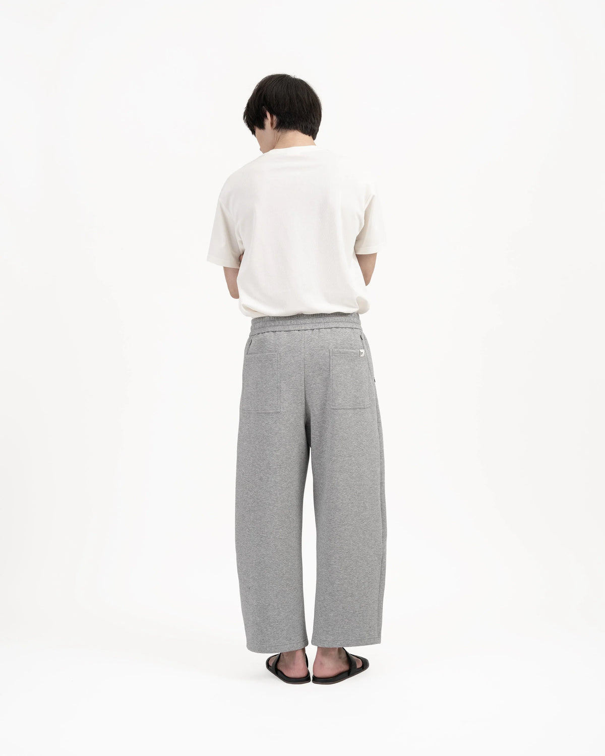 GRAYE | Pleated Sweatpants - Melange Gray