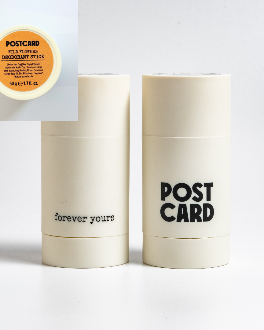 POSTCARD | Wild Flowers Deodorant 50g Stick And Case