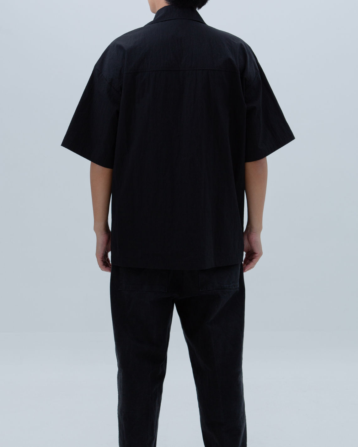 SAERO COLLECTIVE | Boho Overfit Shirt | Black