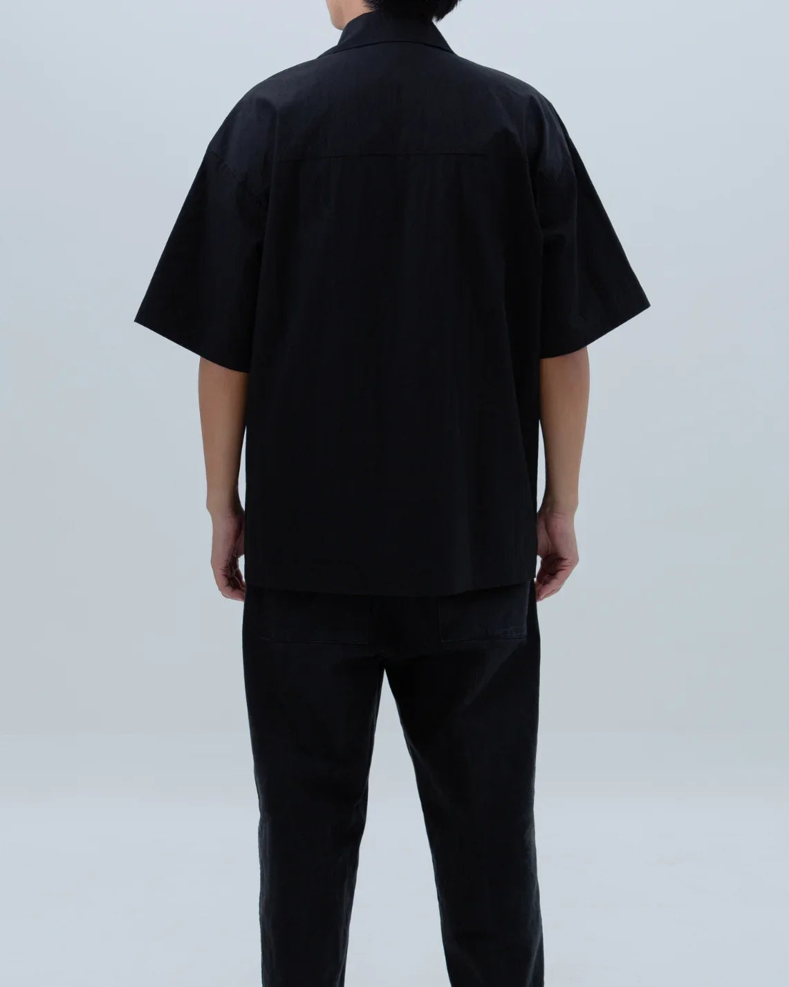 SAERO COLLECTIVE | Boho Overfit Shirt | Black